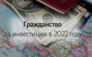 Страны которые дают гражданство за инвестиции
