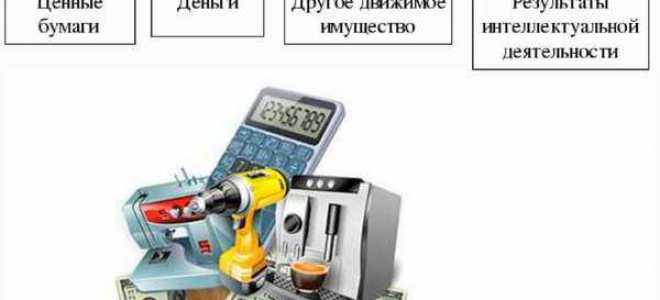 Что относится к движимому имуществу