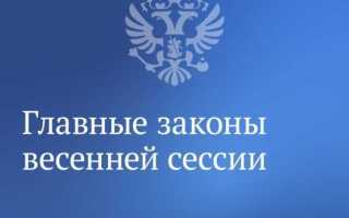 Когда заканчивается весенняя сессия госдумы 2023