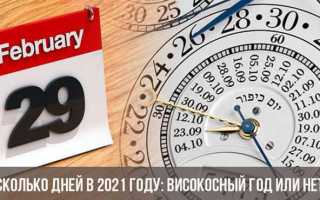Сколько дней в году 2021
