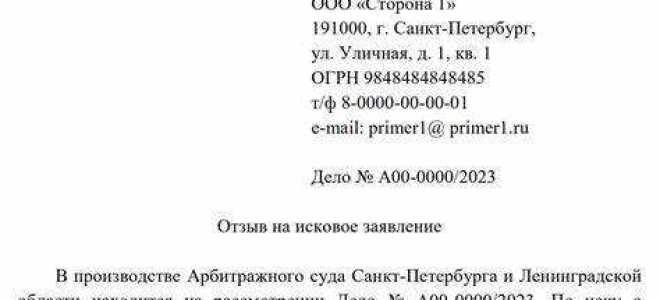 Чем отличается возражение от встречного иска