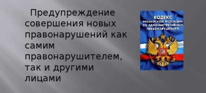 Дисквалификация как вид административного наказания