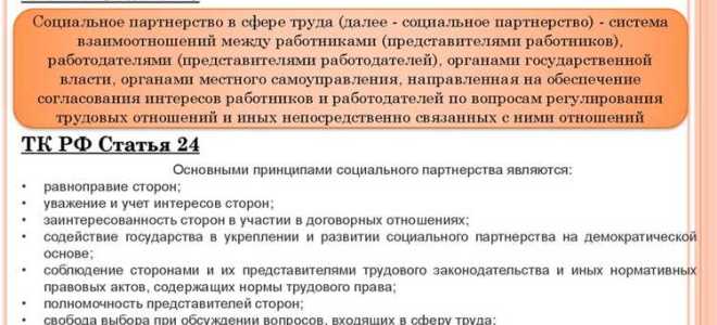 Какое определение соответствует понятию социальное партнерство