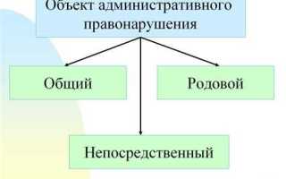 Что является примером административного правонарушения