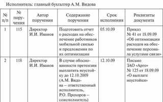 Где указываются индивидуальные сроки исполнения