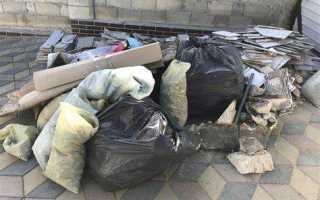 Как вывозить мусор из частного дома