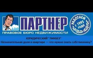 Незначительная доля в квартире это сколько