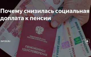 Не пришла социальная доплата к пенсии что делать