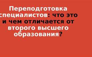 Проф переподготовка сколько должно быть часов