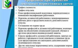 Какие отношения с участием профсоюза регулируются трудовым законодательством