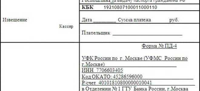 Сколько стоит госпошлина на замену паспорта