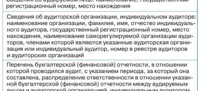 Аудиторское заключение куда предоставлять в 2022 году
