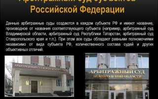 Арбитражный суд с какой буквы писать