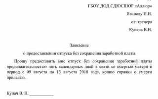 Как писать заявление на отпуск если выпадает праздничный день