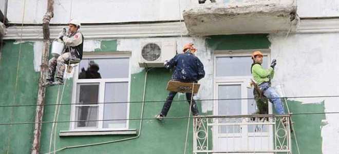 Ремонт фасада дома что туда входит