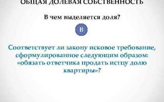 Общая собственность и долевая собственность в чем разница