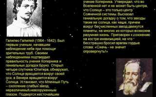 Что из перечисленного противоречит учению джордано бруно