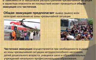 Кто осуществляет руководство эвакуационными мероприятиями при чс