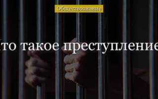 Что является сообщением о преступлении