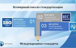 Что такое гармонизация национальных и международных стандартов