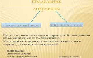 Гражданин был уличен в подделке документов какое правонарушение