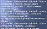 Чем обеспечивается исключение условий образования горючей среды