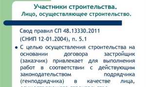 Лицо осуществляющее строительство это кто