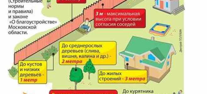 Какой забор можно ставить между соседями