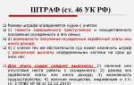 Штраф как вид наказания по делам об ап