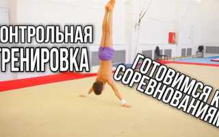 Где регистрируются результаты контрольных тренировок