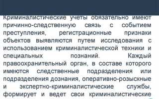 Тип учета 81 криминал что