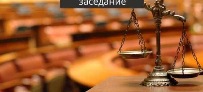 В судебное заседание или на судебное заседание как правильно