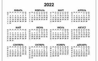 47 неделя 2022 какой месяц