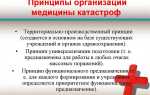 Какой нормативный документ регулирует организацию медицины катастроф