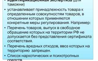 Что не относится к объектам таможенной экспертизы