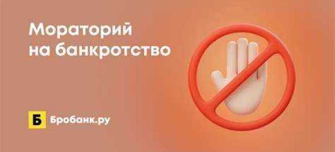 Что такое мораторий на банкротство юридического лица