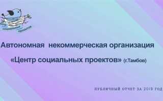 Автономная некоммерческая организация что это