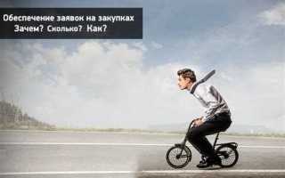 Для чего нужно обеспечение заявки