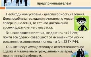 После чего приобретается статус предпринимателя