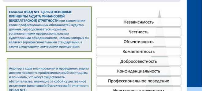 Чем определены общие принципы аудита