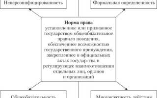 Условия при которых действуют норма права называется
