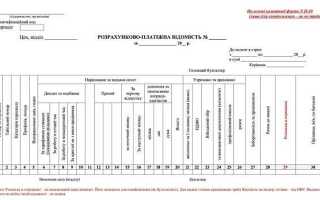 Для чего нужна платежная ведомость