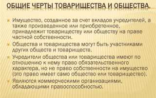Чем отличается хозяйственное товарищество от хозяйственного общества