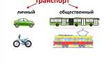 Что относится к общественному транспорту