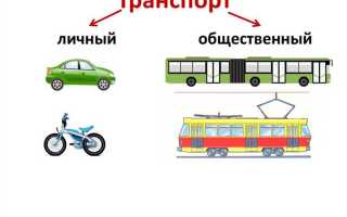 Что относится к общественному транспорту