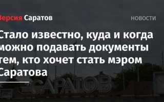 Что нужно чтобы стать мэром города