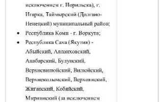 Как узнать районный коэффициент в вашем регионе