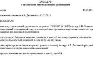 Сколько дней отпуска можно заменить денежной компенсацией