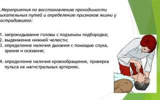 Перечень состояний при которых оказывается первая помощь