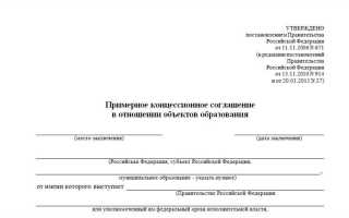 Концессионное соглашение что это такое простыми словами